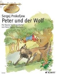 Peter and the Wolf op. 67, A musical story tale for children, piano