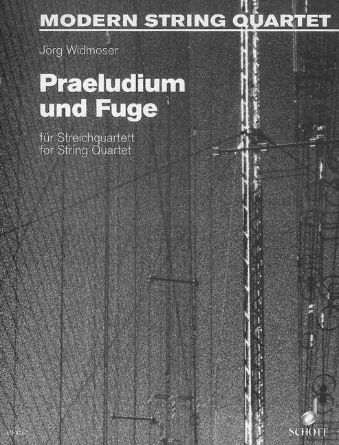 Prelude and Fugue, string quartet, score and parts