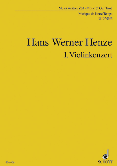 1. Konzert, violin and orchestra, study score