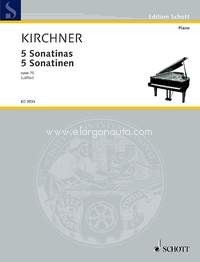 Five Sonatinas op. 70, piano
