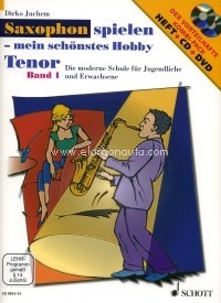 Saxophon spielen - mein schönstes Hobby Band 1, Die moderne Schule für Jugendliche und Erwachsene, tenor saxophone, edition with CD + DVD