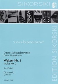 Waltz No. 2, from Suite No. 2 for Jazz Orchestra, Guitar Solo