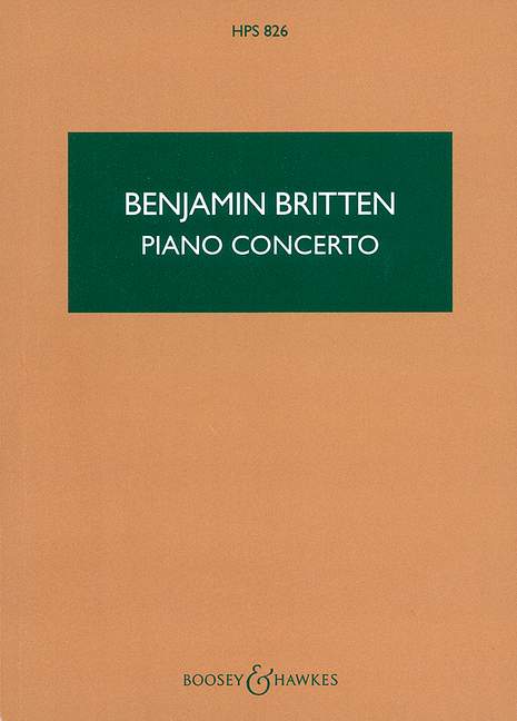 Piano Concerto, Op. 13. Study Score