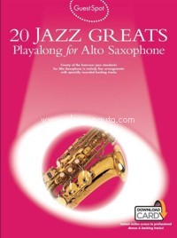 Guest Spot: 20 Jazz Greats Playalong for Alto Saxophon