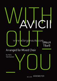 Without you, Arranged for Mixed Choir, choral score