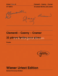 Piezas fáciles para piano con consejos para su estudio, vol. 6: Clementi, Czerny, Cramer
