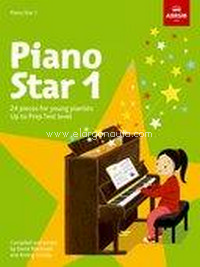 Piano Star - Book 1: 24 pieces for young pianists Up to Prep Test Level