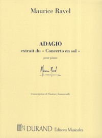 Adagio, extrait du "Concerto en Sol", pour piano