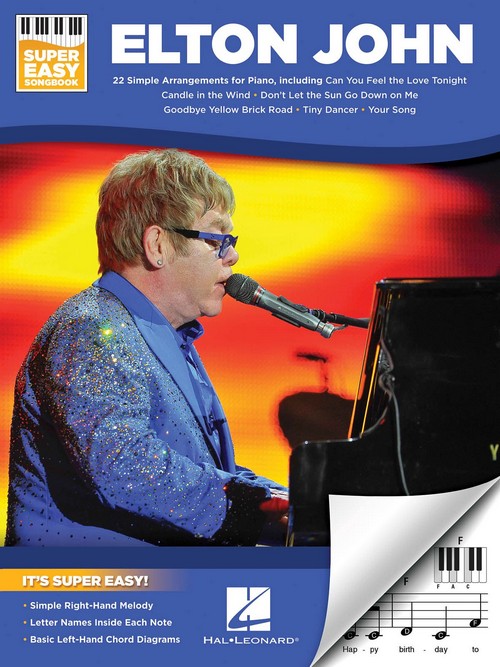 Elton John - Super Easy Songbook, Piano