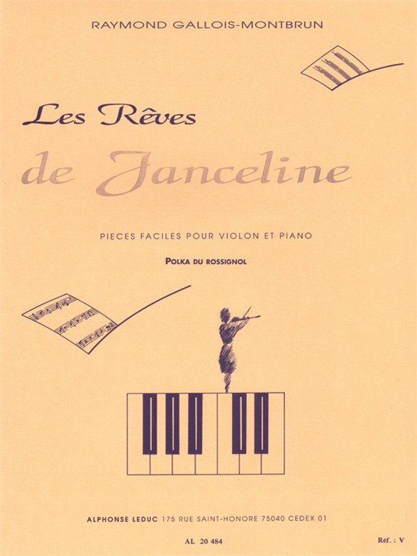 Les Rêves De Janceline, nº 7: Polka du rossignol, violon et piano