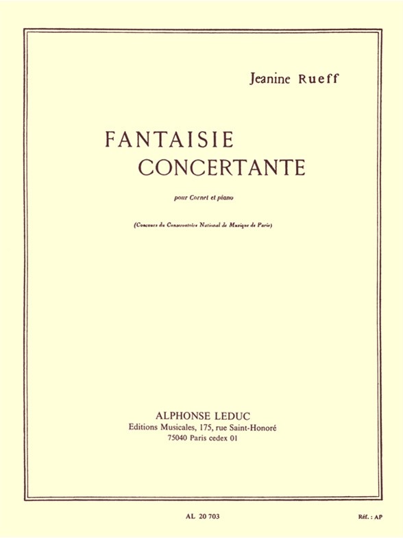 Fantaisie Concertante, pour Cornet et Piano