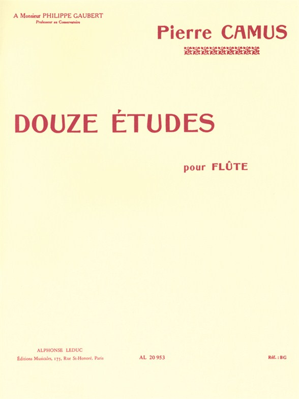 12 Études, flute