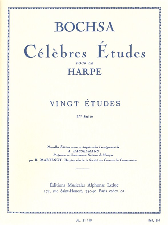 20 Études Vol. 2, Harpe