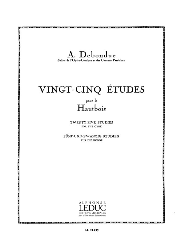 25 Études, hautbois