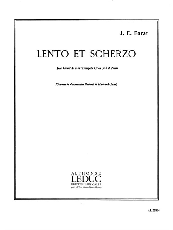 Lento et Scherzo, cornet Sib ou trompette en Ut ou Sib et piano