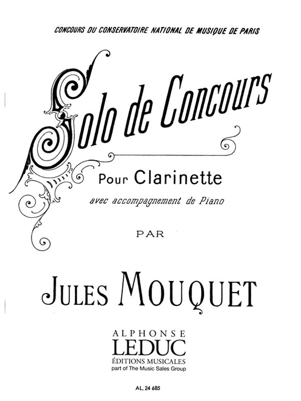 Solo de concours, clarinette et Piano