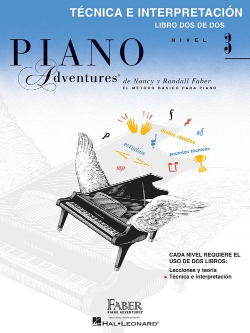 Piano Adventures, nivel 3: técnica e interpretación, libro dos de dos