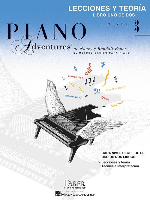 Piano Adventures, nivel 3: lecciones y teoría, libro uno de dos