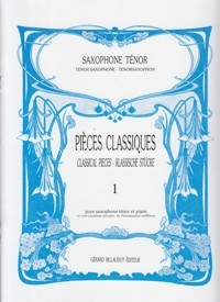 Pièces Classiques. Vol. 1, très facile, pour saxo ténor et piano