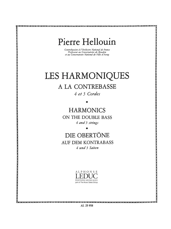 Harmoniques, pour contrebasse