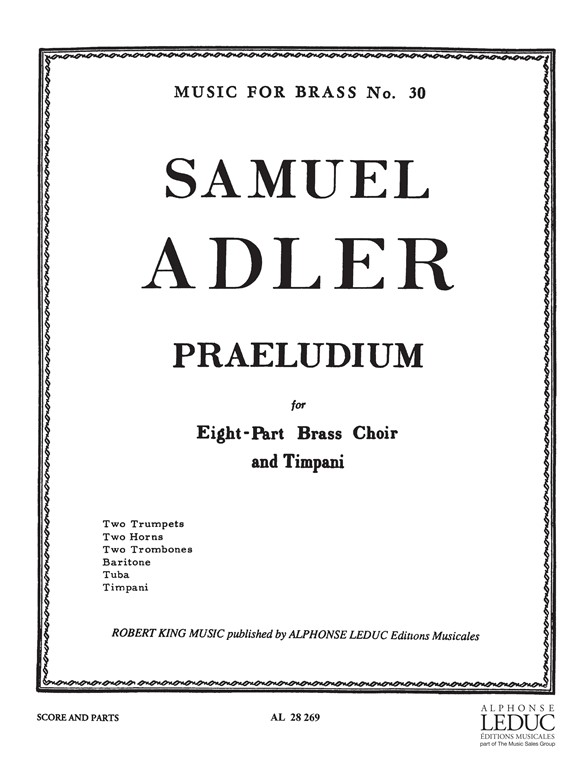 Praeludium, for Eight-Part Brass Choir