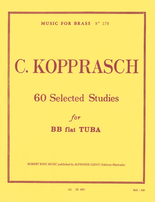 60 Selected Studies, for BB flat Tuba