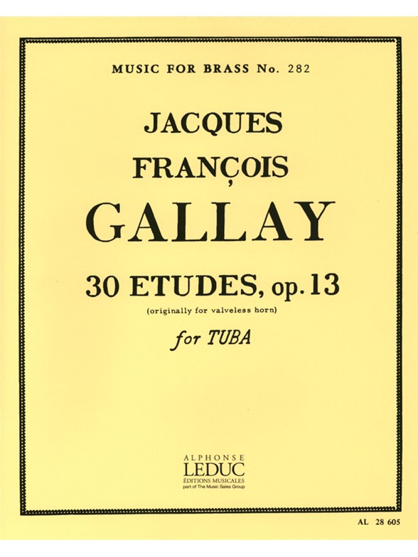 30 Études op. 13, pour tuba