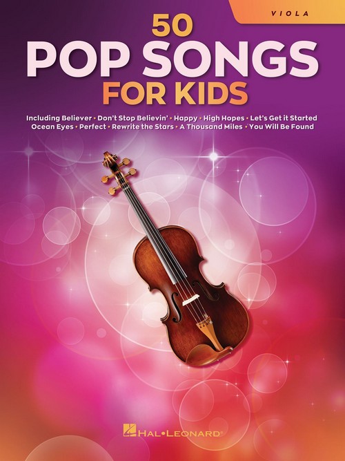 50 Pop Songs for Kids, for Viola