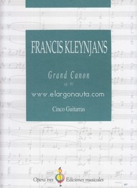 Grand Canon, op. 91, cinco guitarras