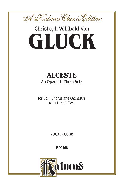 Alceste, Opera, Vocal Score