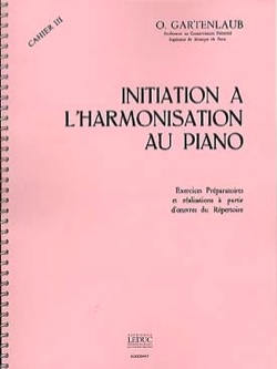 Initiation a l'harmonisation au piano, vol. 3