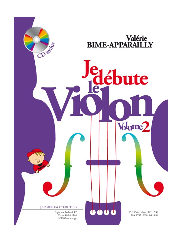 Je débute le violon, vol. 2, méthode progressive