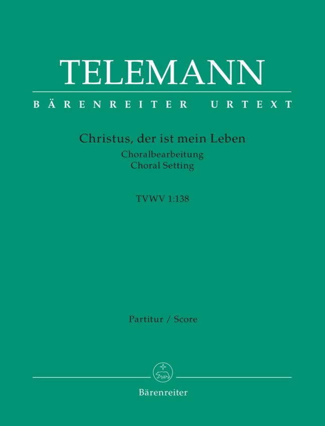 Christus, der ist mein Leben, Chorale Setting, SATB and Orchestra