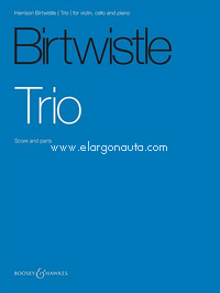 Trio, for violin, cello and piano, score and parts