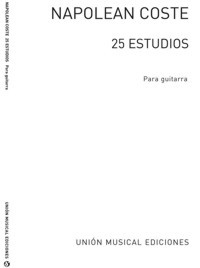 25 Estudios op. 38, para guitarra