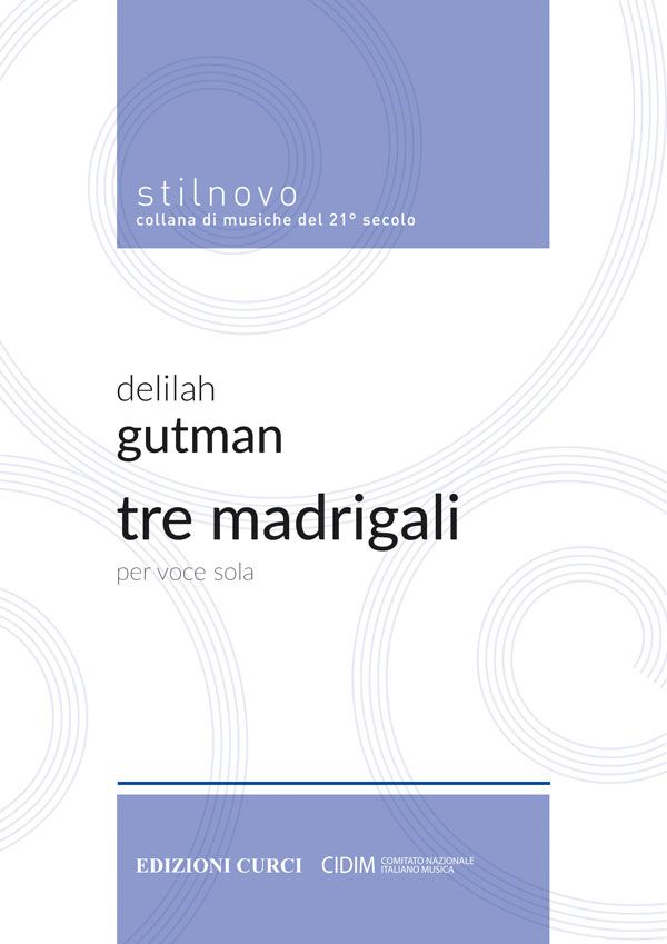 Tre Madrigali. Vocal Score
