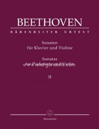 Sonatas for Pianoforte and Violin II = Sonaten für Klavier und Violine  II