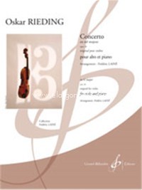 Concerto en Sol majeur, op. 36 pour Violon et Orchestra. Reduction pour Viola et Piano