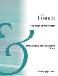 The Virgin at the Manger, for 2-part treble voices (SA), optional 2 violins, viola, violoncello, flute and oboe, set of parts