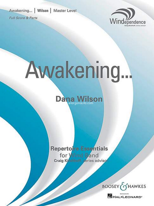 Awakening..., for wind band, score and parts