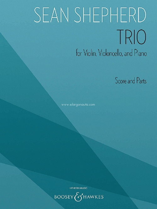 Trio, for piano trio, score and parts
