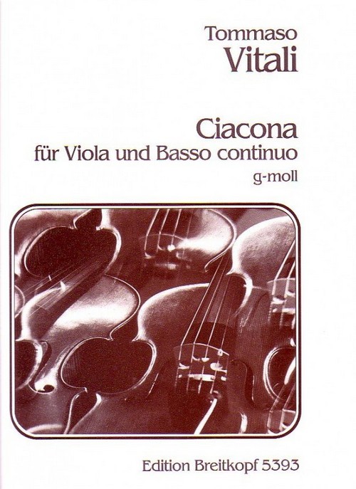 Chaconne g-moll, viola and piano