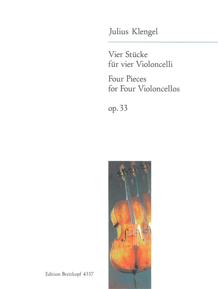 4 Stücke op. 33, für vier Violoncelli