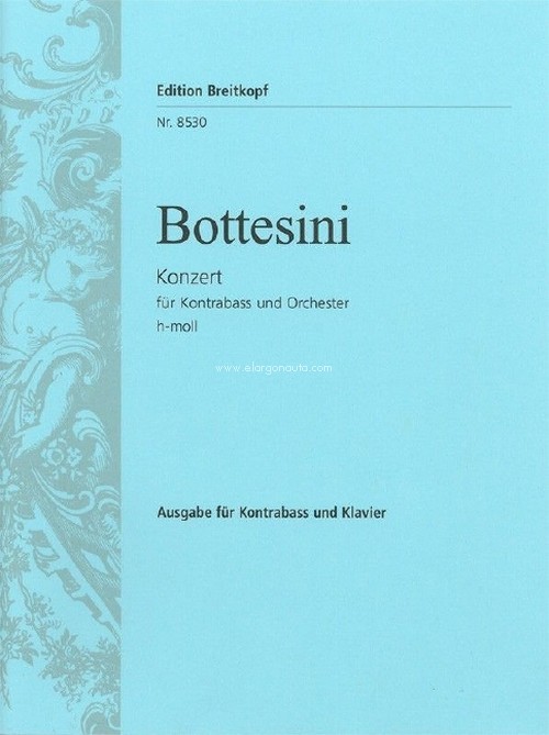 Kontrabasskonzert h-moll, Ausgabe für Kontrabass und Klavier