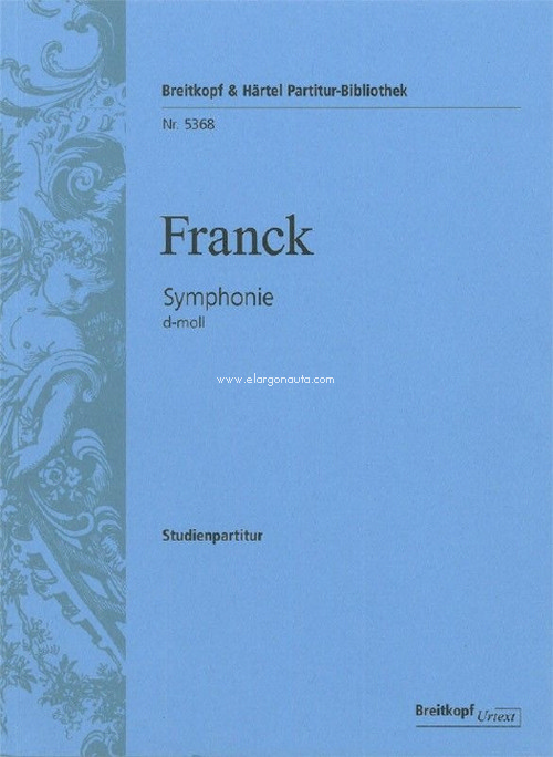Symphony in D minor, Study Score, Breitkopf Urtext