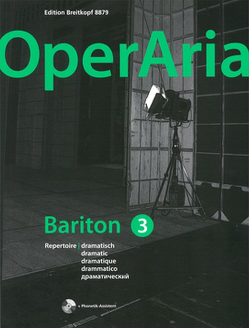 OperAria Baritone Band 3: Repertoire dramatic. 9790004184691