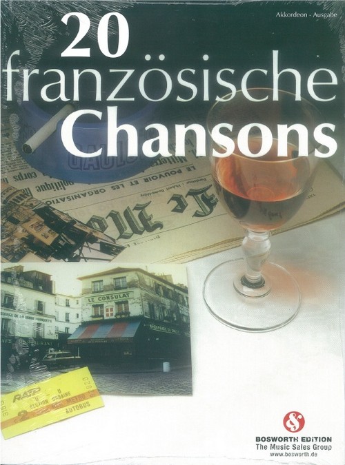 20 französische Chansons für Akkordeon