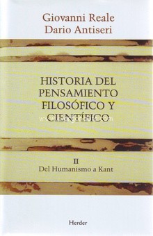Historia del pensamiento filosófico y científico, II: Del Humanismo a Kant