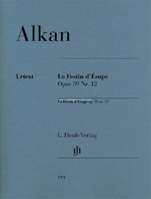 Le Festin d?Ésope op. 39 Nr. 12, for piano. 9790201813943