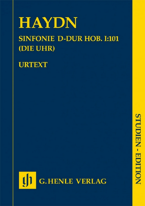 Symphony D major Hob. I:101, "The Clock". Orchestra. Study Score